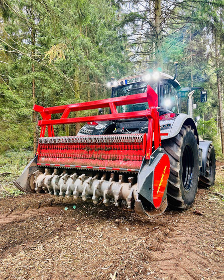 Seppi Forstmulcher im Einsatz